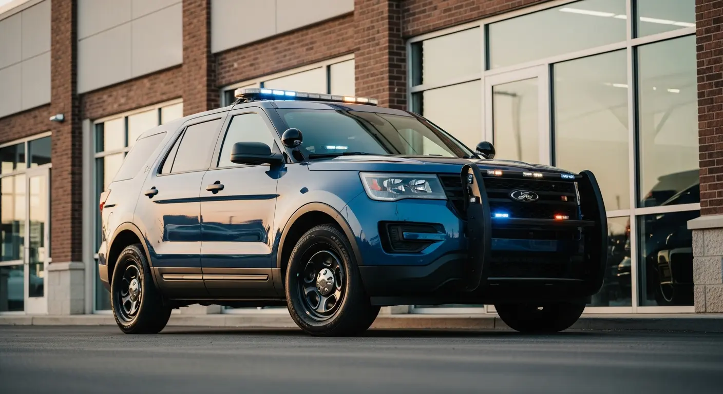 Completed patrol vehicle upfit